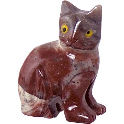 Spirit Animal 1.25-Inch, Cat, Dolomite