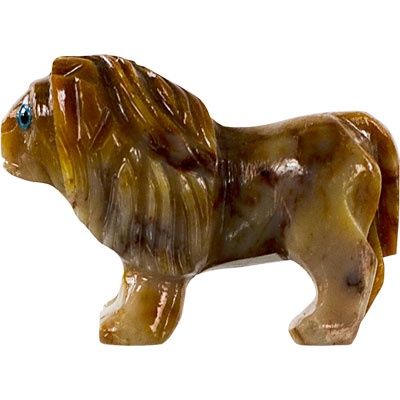 Spirit Animal 1.25-Inch, Tiger, Dolomite