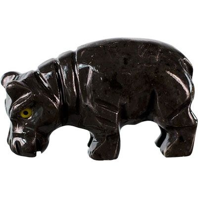 Spirit Animal 1.25-Inch, Hippopotamus, Dolomite