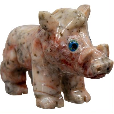 Spirit Animal 1.25-Inch, Wild Boar, Dolomite