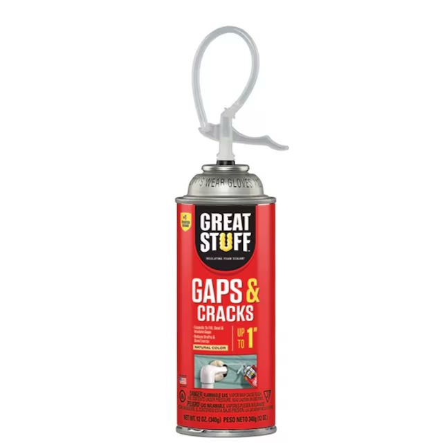 GREAT STUFF Gaps and Cracks 12-oz Can with Straw