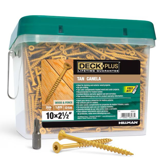 Deck Plus #10 x 2-1/2-in 25 lb (1825 Qty)