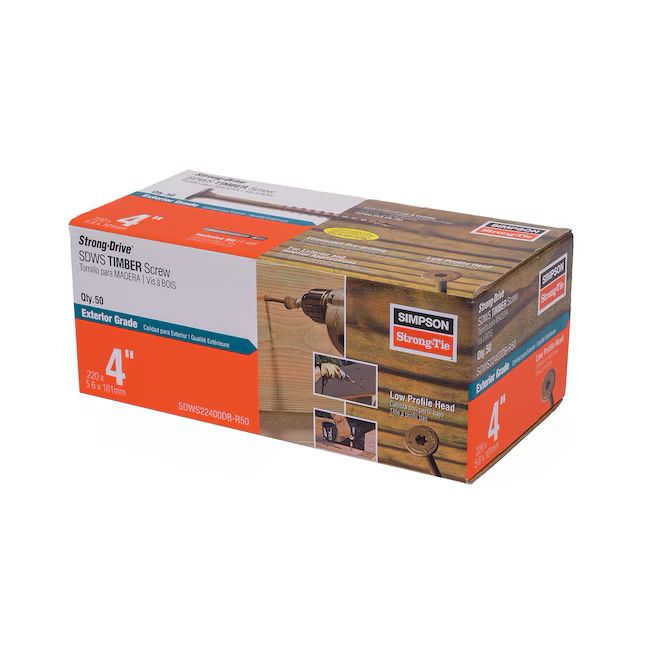 Simpson 4-in SDWS Timber Screws (50 Qty)