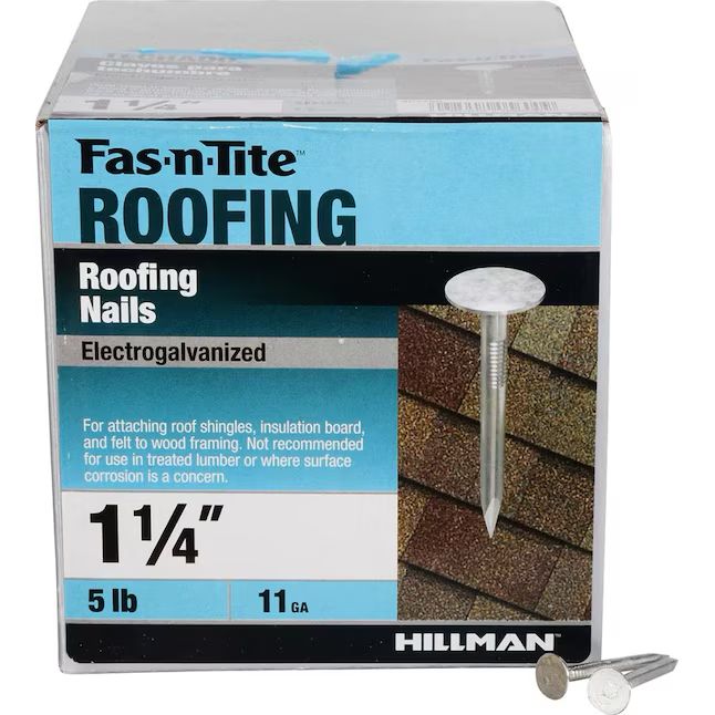 1-1/4-in  Roofing Nails Fas-n-Tite Electrogalvanized (5 lb)