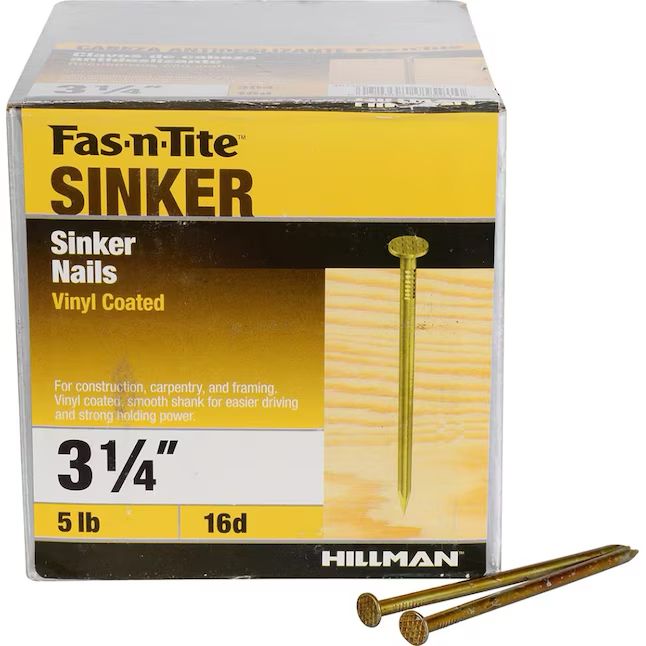 Fas-n-Tite 16d 3-1/4-in Sinker Nails ( 5 lb box)