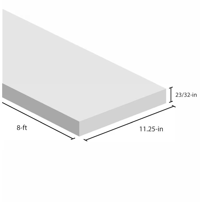 1x12x8 Primed Spruce Pine