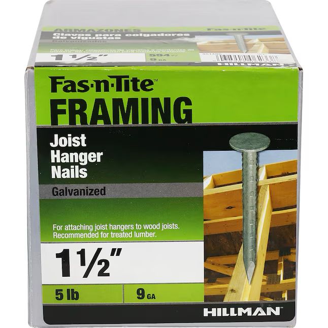 Fas-n-Tite 1-1/2-in x Galvanized Joist hanger nails ( 5 lb Box)