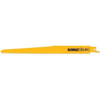 DEWALT Bi-metal 9-in 6 TPI Wood cutting Reciprocating Saw Blade
