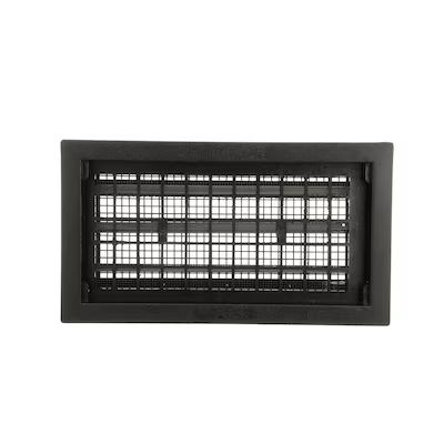 Black Air Vent 17.5-in x 9.5-in Plastic Foundation Vent
