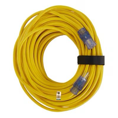 Utilitech 100-ft Yellow Extension Cord