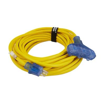Utilitech 50-ft  Yellow Extension Cord