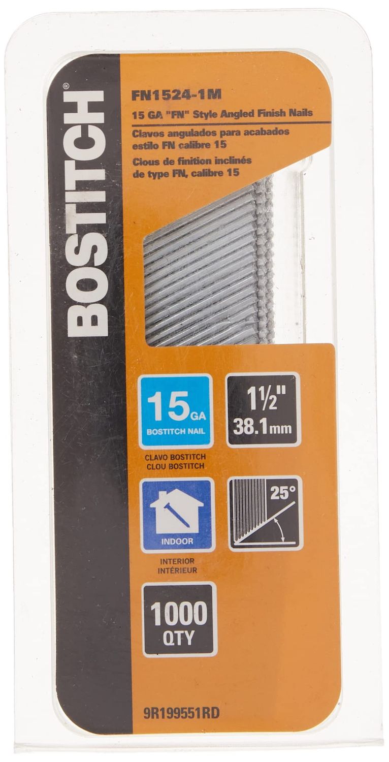 Bostitch 1-1/2-in 15 -Gauge 4d Angled Coated Collated Finish nails