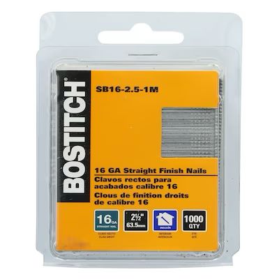 Bostitch 2-1/2-in 16 -Gauge 8d Straight Coated Collated Finish nails