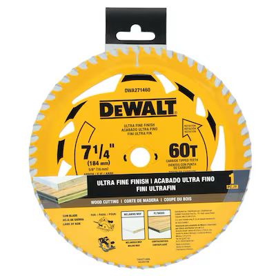 DEWALT 7-1/4-in 60 -Tooth Circular saw blade