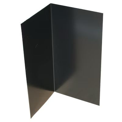 4x4 Black Aluminum Step Flashing