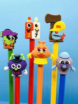 Math Mights Pencil Toppers