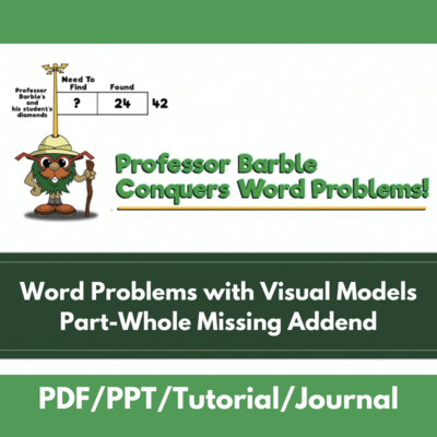 Word Problems with Visual Models: Part-Whole Missing Addend