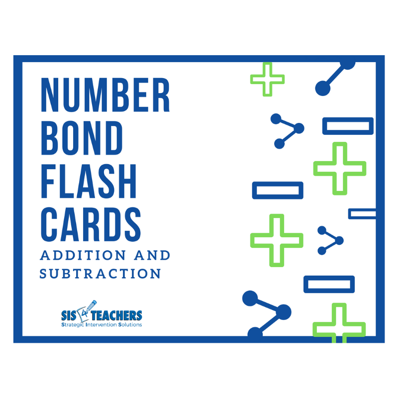 Number Bond Flash Cards: Addition and Subtraction
