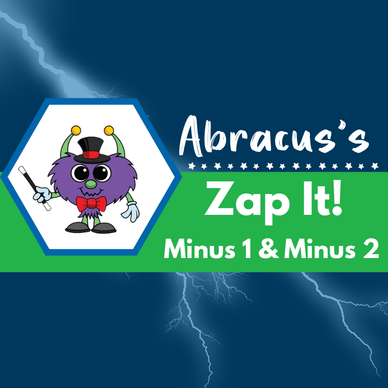 Abracus&#39;s Zap It! Minus 1 &amp; Minus 2