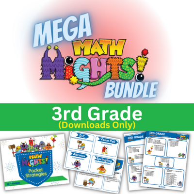 Mega Math Mights Digital Bundle: 3rd Grade