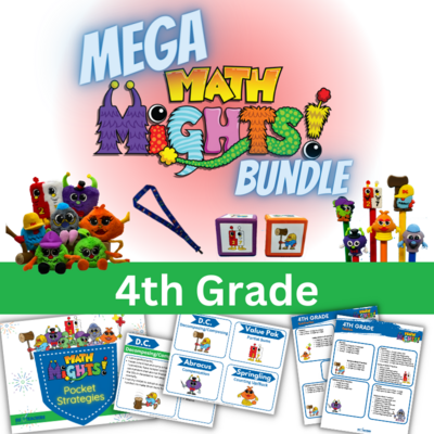 Mega Math Mights Bundle: 4th Grade