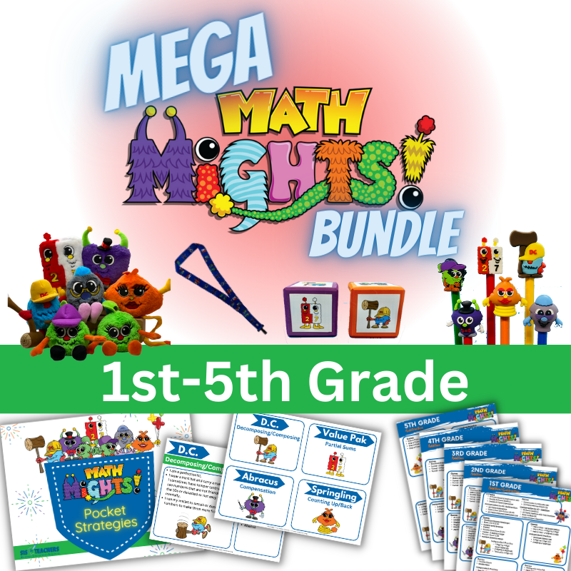 Mega Math Mights Bundle: 1st-5th Grade