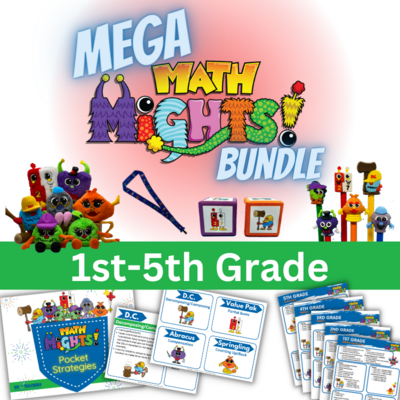 Mega Math Mights Bundle: 1st-5th Grade