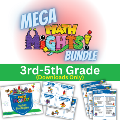 Mega Math Mights Digital Bundle: 3rd-5th Grade