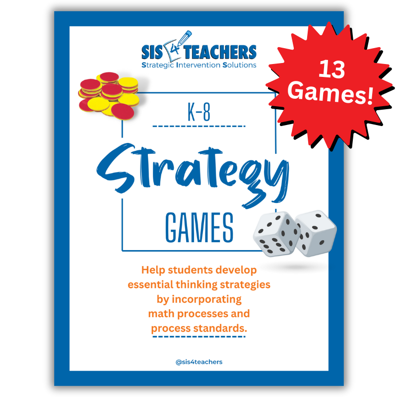 Math Strategy Games: Incorporating Math Practices and Process Standards
