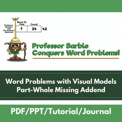 Word Problems with Visual Models: Part-Whole Missing Addend