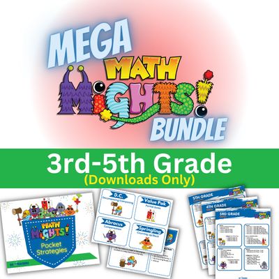Mega Math Mights Digital Bundle: 3rd-5th Grade