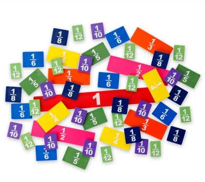 Fraction Tiles with Containers