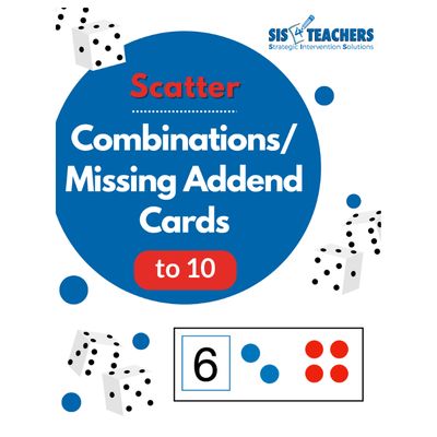 Combination/Missing Addend Cards: Scatters to 10