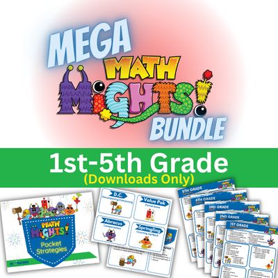 Mega Math Mights Digital Bundle: 1st-5th Grade
