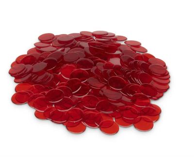 Bingo Counters-Red