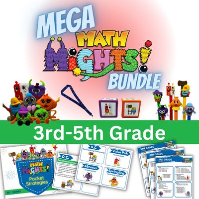 Mega Math Mights Bundle: 3rd-5th Grade