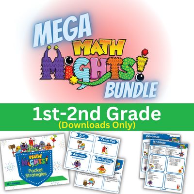 Mega Math Mights Digital Bundle: 1st-2nd Grade