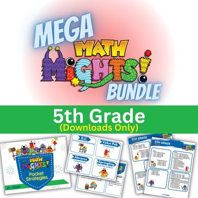 Mega Math Mights Digital Bundle: 5th Grade