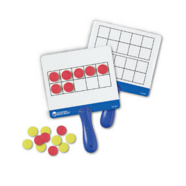 Magnetic Ten Frame with Counters (set of 4)