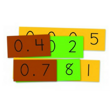 Place Value Decimal Strips (Student Size-Set of 10)