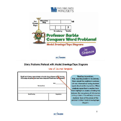 Professor Barble Conquers Word Problems: Model Drawing Protocol Booklet