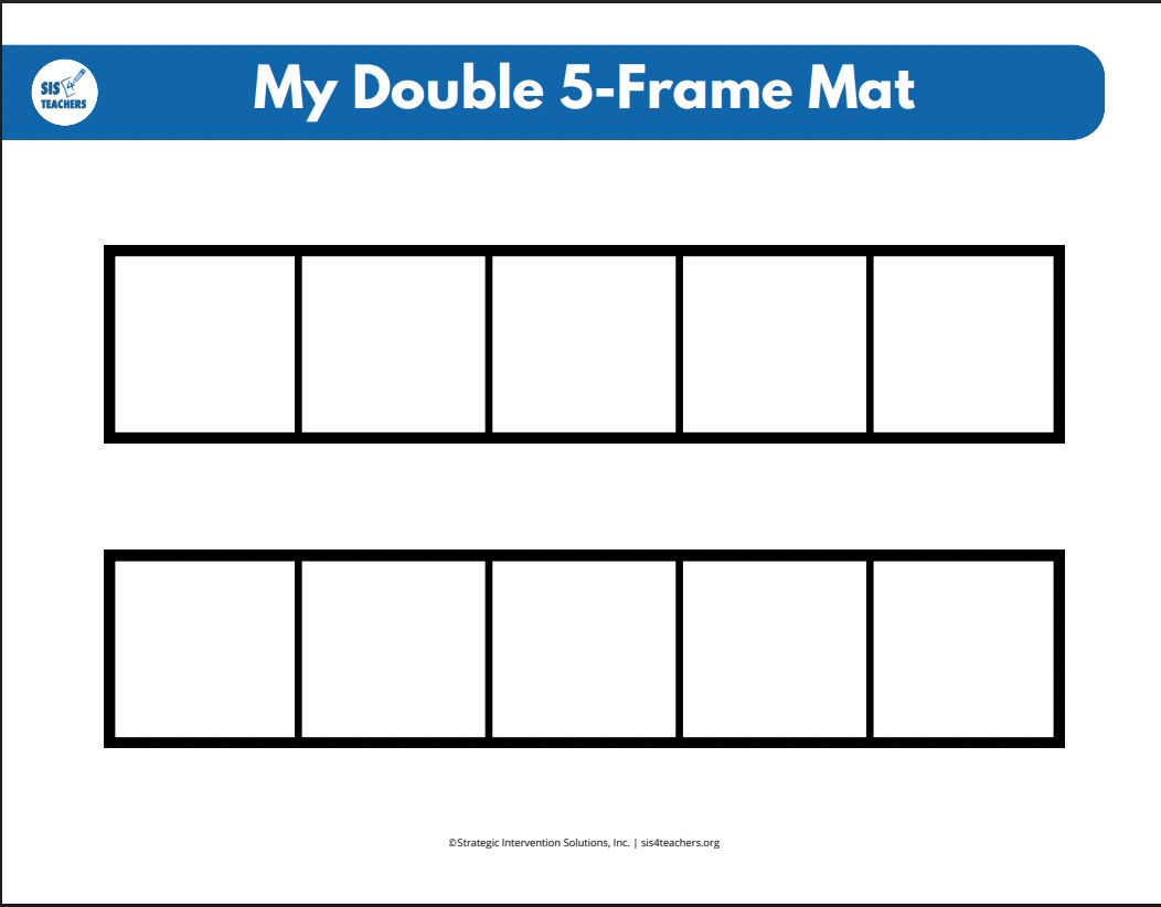 My Double 5-Frame & My 10-Frame Mat (set of 10)