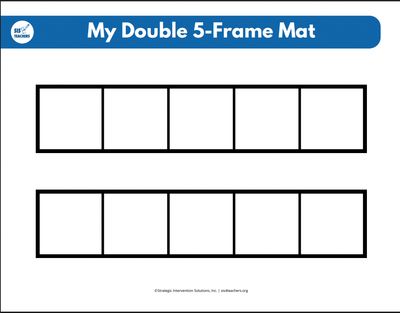 My Double 5-Frame &amp; My 10-Frame Mat (set of 10)