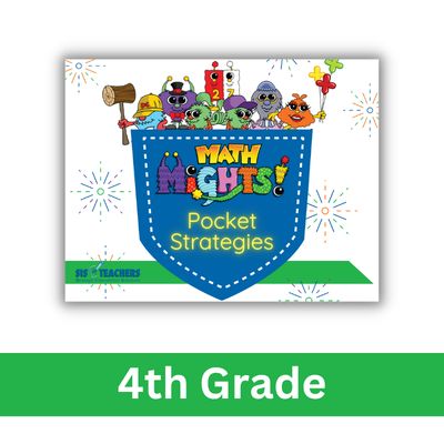 Math Might Pocket Strategies - 4th Grade
