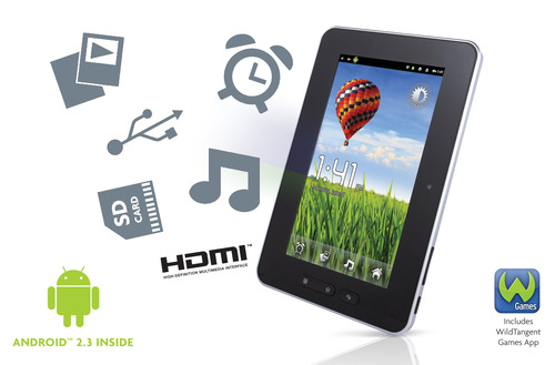 Storage Options Scroll Essential 7 Inch Android 2.3 Tablet
