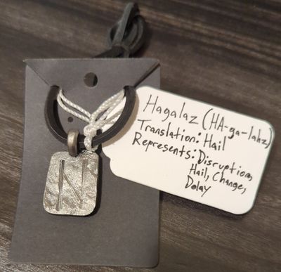 Norse Rune Pendant (Hagalaz)