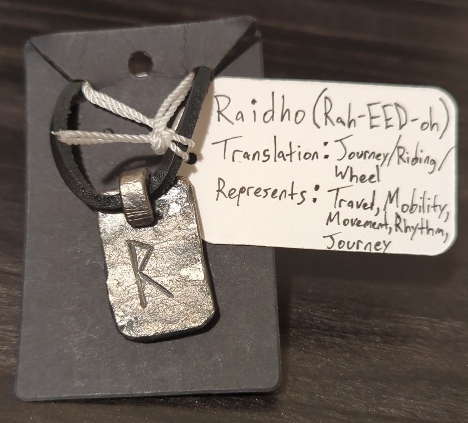 Norse Rune Pendant (Raidho)