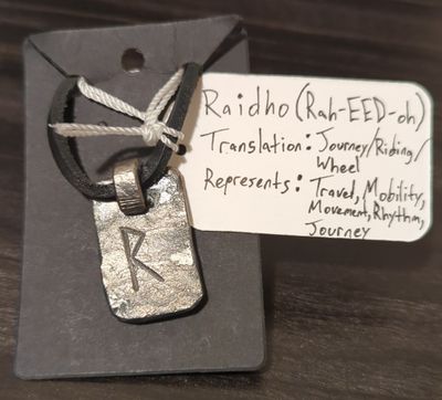 Norse Rune Pendant (Raidho)