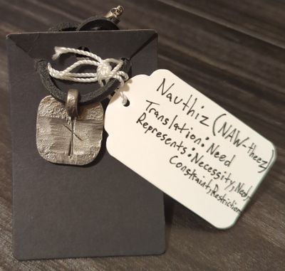 Norse Rune Pendant (Nauthiz)