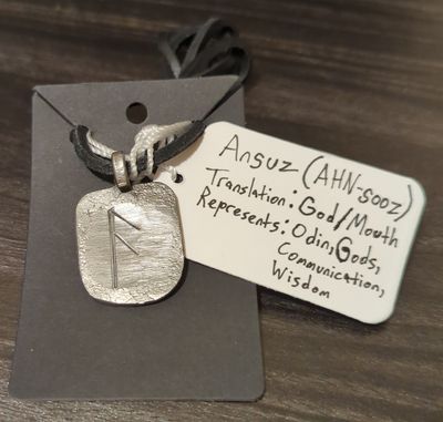 Norse Rune Pendant (Ansuz)